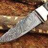 Custom Handmade Damascus Steel Skinner Knife | Christmas Gift, Birthday Gift, Wedding Gift, Anniversary Gift, Valentine's Gift - Image 3