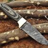Custom Handmade Damascus Steel Skinner Knife | Christmas Gift, Birthday Gift, Wedding Gift, Anniversary Gift, Valentine's Gift - Image 4