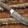 Custom Handmade Damascus Steel Skinner Knife | Christmas Gift, Birthday Gift, Wedding Gift, Anniversary Gift, Valentine's Gift - Image 4