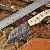 Custom Handmade Damascus Steel Hunting Skinner Knife | Christmas Gift, Birthday Gift, Wedding Gift, Anniversary Gift, Valentine's Gift