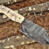Custom Handmade Damascus Steel Hunting Skinner Knife | Christmas Gift, Birthday Gift, Wedding Gift, Anniversary Gift, Valentine's Gift - Image 4
