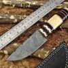 Custom Handmade Damascus Steel Hunting Skinner Knife | Christmas Gift, Birthday Gift, Wedding Gift, Anniversary Gift, Valentine's Gift
