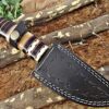 Custom Handmade Damascus Steel Hunting Skinner Knife | Christmas Gift, Birthday Gift, Wedding Gift, Anniversary Gift, Valentine's Gift - Image 7