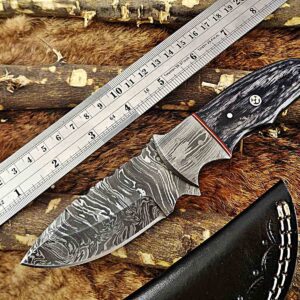 Custom Handmade Damascus Steel Skinner Knife | Christmas Gift, Birthday Gift, Wedding Gift, Anniversary Gift, Valentine's Gift