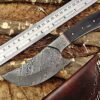 Custom Handmade Damascus Steel Gut Hook Skinner Knife | Christmas Gift, Birthday Gift, Wedding Gift, Anniversary Gift, Valentine's Gift
