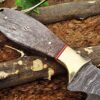 Custom Handmade Damascus Steel Gut Hook Skinner Knife | Christmas Gift, Birthday Gift, Wedding Gift, Anniversary Gift, Valentine's Gift - Image 5