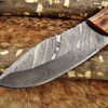 Custom Handmade Damascus Steel Skinner Knife | Christmas Gift, Birthday Gift, Wedding Gift, Anniversary Gift, Valentine's Gift - Image 3
