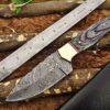 Custom Handmade Damascus Steel Skinner Knife | Christmas Gift, Birthday Gift, Wedding Gift, Anniversary Gift, Valentine's Gift