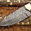 Custom Handmade Damascus Steel Skinner Knife | Christmas Gift, Birthday Gift, Wedding Gift, Anniversary Gift, Valentine's Gift - Image 3