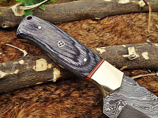 Custom Handmade Damascus Steel Skinner Knife | Christmas Gift, Birthday Gift, Wedding Gift, Anniversary Gift, Valentine's Gift - Image 5