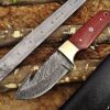 Custom Handmade Damascus Steel Gut Hook Skinner Knife | Christmas Gift, Birthday Gift, Wedding Gift, Anniversary Gift, Valentine's Gift