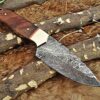 Custom Handmade Damascus Steel Skinner Knife | Christmas Gift, Birthday Gift, Wedding Gift, Anniversary Gift, Valentine's Gift - Image 3