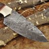 Custom Handmade Damascus Steel Skinner Knife | Christmas Gift, Birthday Gift, Wedding Gift, Anniversary Gift, Valentine's Gift - Image 4
