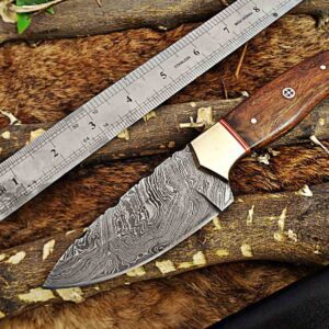 Custom Handmade Damascus Steel Skinner Knife | Christmas Gift, Birthday Gift, Wedding Gift, Anniversary Gift, Valentine's Gift