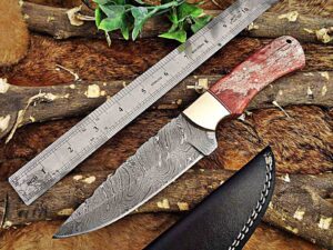 Custom Handmade Damascus Steel Skinner Knife | Christmas Gift, Birthday Gift, Wedding Gift, Anniversary Gift, Valentine's Gift