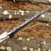 Custom Handmade Damascus Steel Skinner Knife | Christmas Gift, Birthday Gift, Wedding Gift, Anniversary Gift, Valentine's Gift - Image 6