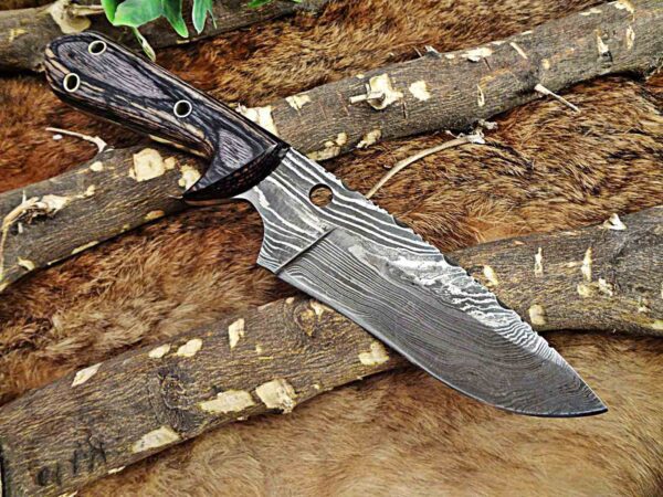 Custom Handmade Damascus Steel Skinner Knife | Christmas Gift, Birthday Gift, Wedding Gift, Anniversary Gift, Valentine's Gift - Image 4