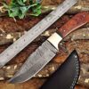 Custom Handmade Damascus Steel Skinner Knife | Christmas Gift, Birthday Gift, Wedding Gift, Anniversary Gift, Valentine's Gift