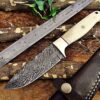 Custom Handmade Damascus Steel Skinner Knife | Christmas Gift, Birthday Gift, Wedding Gift, Anniversary Gift, Valentine's Gift