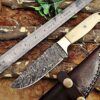 Custom Handmade Damascus Steel Skinner Knife | Christmas Gift, Birthday Gift, Wedding Gift, Anniversary Gift, Valentine's Gift
