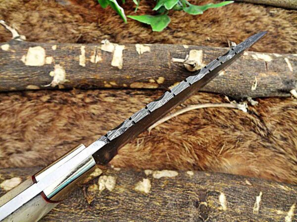 Custom Handmade Damascus Steel Skinner Knife | Christmas Gift, Birthday Gift, Wedding Gift, Anniversary Gift, Valentine's Gift - Image 6