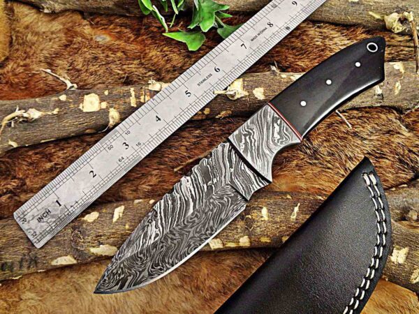 Custom Handmade Damascus Steel Skinner Knife | Christmas Gift, Birthday Gift, Wedding Gift, Anniversary Gift, Valentine's Gift