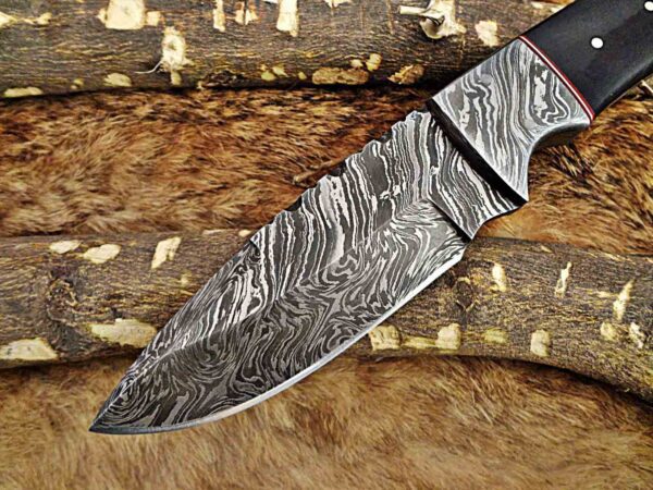 Custom Handmade Damascus Steel Skinner Knife | Christmas Gift, Birthday Gift, Wedding Gift, Anniversary Gift, Valentine's Gift - Image 3