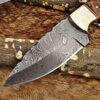 Custom Handmade Damascus Steel Skinner Knife | Christmas Gift, Birthday Gift, Wedding Gift, Anniversary Gift, Valentine's Gift - Image 3
