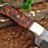 Custom Handmade Damascus Steel Skinner Knife | Christmas Gift, Birthday Gift, Wedding Gift, Anniversary Gift, Valentine's Gift - Image 5