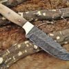 Custom Handmade Damascus Steel Skinner Knife | Christmas Gift, Birthday Gift, Wedding Gift, Anniversary Gift, Valentine's Gift - Image 4