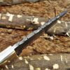 Custom Handmade Damascus Steel Skinner Knife | Christmas Gift, Birthday Gift, Wedding Gift, Anniversary Gift, Valentine's Gift - Image 6