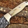 Custom Handmade Damascus Steel Skinner Knife | Christmas Gift, Birthday Gift, Wedding Gift, Anniversary Gift, Valentine's Gift - Image 3