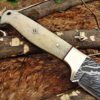 Custom Handmade Damascus Steel Skinner Knife | Christmas Gift, Birthday Gift, Wedding Gift, Anniversary Gift, Valentine's Gift - Image 5