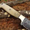 Custom Handmade Damascus Steel Skinner Knife | Christmas Gift, Birthday Gift, Wedding Gift, Anniversary Gift, Valentine's Gift - Image 5