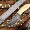 Custom Handmade Damascus Steel Skinner Knife | Christmas Gift, Birthday Gift, Wedding Gift, Anniversary Gift, Valentine's Gift