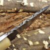 Custom Handmade Damascus Steel Skinner Knife | Christmas Gift, Birthday Gift, Wedding Gift, Anniversary Gift, Valentine's Gift - Image 6