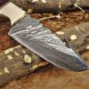 Custom Handmade Damascus Steel Gut Hook Skinner Knife | Christmas Gift, Birthday Gift, Wedding Gift, Anniversary Gift, Valentine's Gift - Image 5