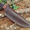 Custom Handmade Damascus Steel Gut Hook Skinner Knife | Christmas Gift, Birthday Gift, Wedding Gift, Anniversary Gift, Valentine's Gift - Image 8