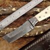 Custom Handmade Damascus Steel Tento Skinner Knife | Christmas Gift, Birthday Gift, Wedding Gift, Anniversary Gift, Valentine's Gift