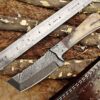 Custom Handmade Damascus Steel Tento Skinner Knife | Christmas Gift, Birthday Gift, Wedding Gift, Anniversary Gift, Valentine's Gift