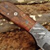 Custom Handmade Damascus Steel Tento Skinner Knife | Christmas Gift, Birthday Gift, Wedding Gift, Anniversary Gift, Valentine's Gift - Image 5
