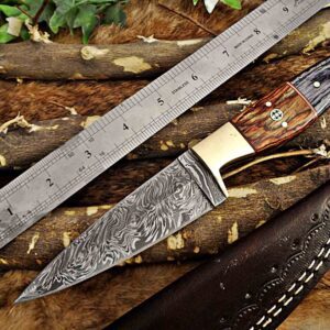 Custom Handmade Damascus Steel Skinner Knife | Christmas Gift, Birthday Gift, Wedding Gift, Anniversary Gift, Valentine's Gift