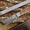 Custom Handmade Damascus Steel Tento Skinner Knife | Christmas Gift, Birthday Gift, Wedding Gift, Anniversary Gift, Valentine's Gift