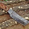 Custom Handmade Damascus Steel Tento Skinner Knife | Christmas Gift, Birthday Gift, Wedding Gift, Anniversary Gift, Valentine's Gift - Image 4
