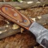 Custom Handmade Damascus Steel Tento Skinner Knife | Christmas Gift, Birthday Gift, Wedding Gift, Anniversary Gift, Valentine's Gift - Image 5