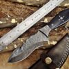 Custom Handmade Damascus Steel Gut Hook Skinner Knife | Christmas Gift, Birthday Gift, Wedding Gift, Anniversary Gift, Valentine's Gift