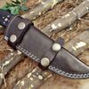 Custom Handmade Damascus Steel Gut Hook Skinner Knife | Christmas Gift, Birthday Gift, Wedding Gift, Anniversary Gift, Valentine's Gift - Image 7