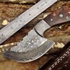 Custom Handmade Damascus Steel Hunting Skinner Knife | Christmas Gift, Birthday Gift, Wedding Gift, Anniversary Gift, Valentine's Gift