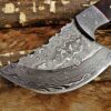 Custom Handmade Damascus Steel Hunting Skinner Knife | Christmas Gift, Birthday Gift, Wedding Gift, Anniversary Gift, Valentine's Gift - Image 3