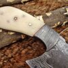Custom Handmade Damascus Steel Hunting Skinner Knife | Christmas Gift, Birthday Gift, Wedding Gift, Anniversary Gift, Valentine's Gift - Image 5